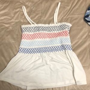 Red white and blue tank top